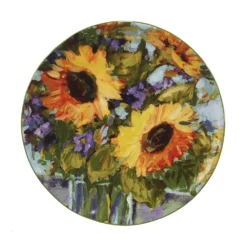 Certified International Sunflower Bouquet 4-pc. Salad Plate Set -tableware 6177503 ALT3