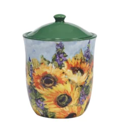 Certified International Sunflower Bouquet 3-pc. Canister Set -tableware 6177507 ALT3