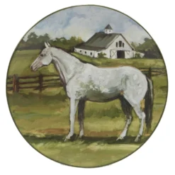 Certified International York Stables 4-pc. Dinner Plate Set 7 Certified International York Stables 4-pc. Dinner Plate Set -tableware 6177573 ALT3