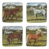 Certified International York Stables 4-pc. Canape Plate Set