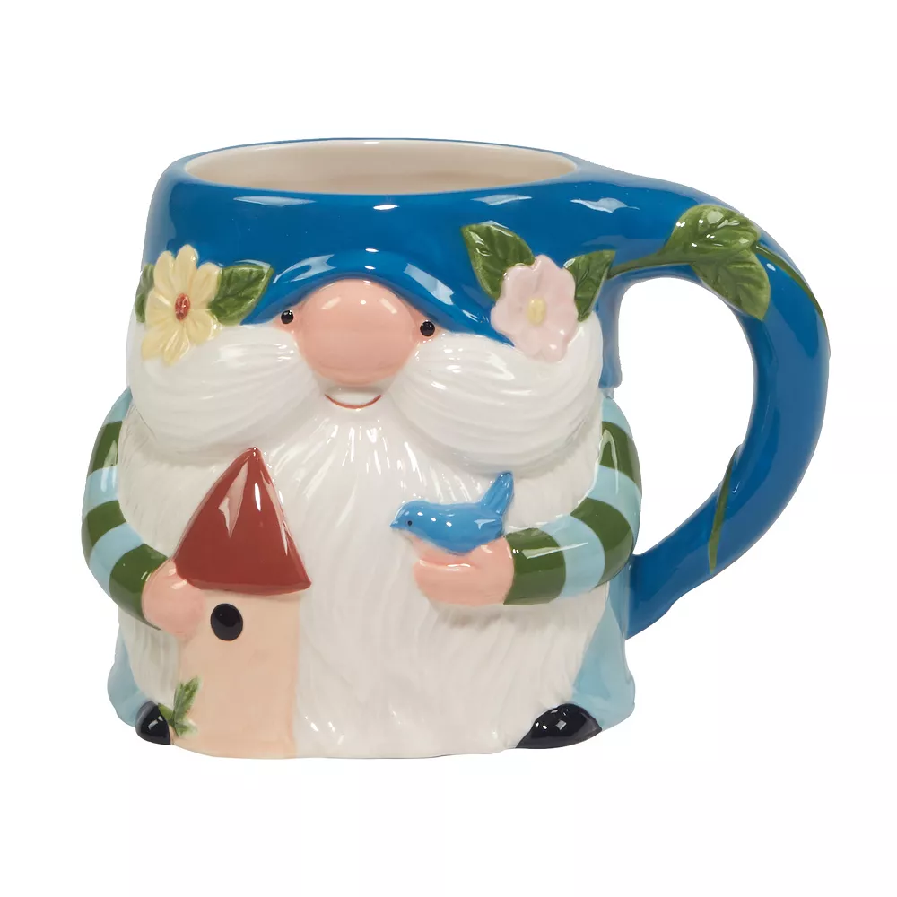 Certified International Garden Gnomes 4-pc. 3D Mug Set 3 Certified International Garden Gnomes 4-pc. 3D Mug Set - Image 3