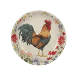 Certified International Floral Rooster 4-pc. Soup / Pasta Bowl Set -tableware 6177753 ALT2