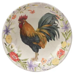 Certified International Floral Rooster Serving / Pasta Bowl