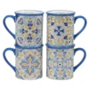 Certified International Lemonade 4-pc. Mug Set