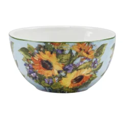 Certified International Sunflower Bouquet 4-pc. Ice Cream Bowl Set -tableware 6177764 ALT2