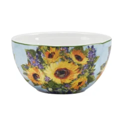 Certified International Sunflower Bouquet 4-pc. Ice Cream Bowl Set -tableware 6177764 ALT3