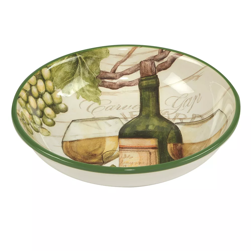Certified International Meadow Brook Vineyard 4-pc. Soup / Pasta Bowl Set 2 Certified International Meadow Brook Vineyard 4-pc. Soup / Pasta Bowl Set - Image 2