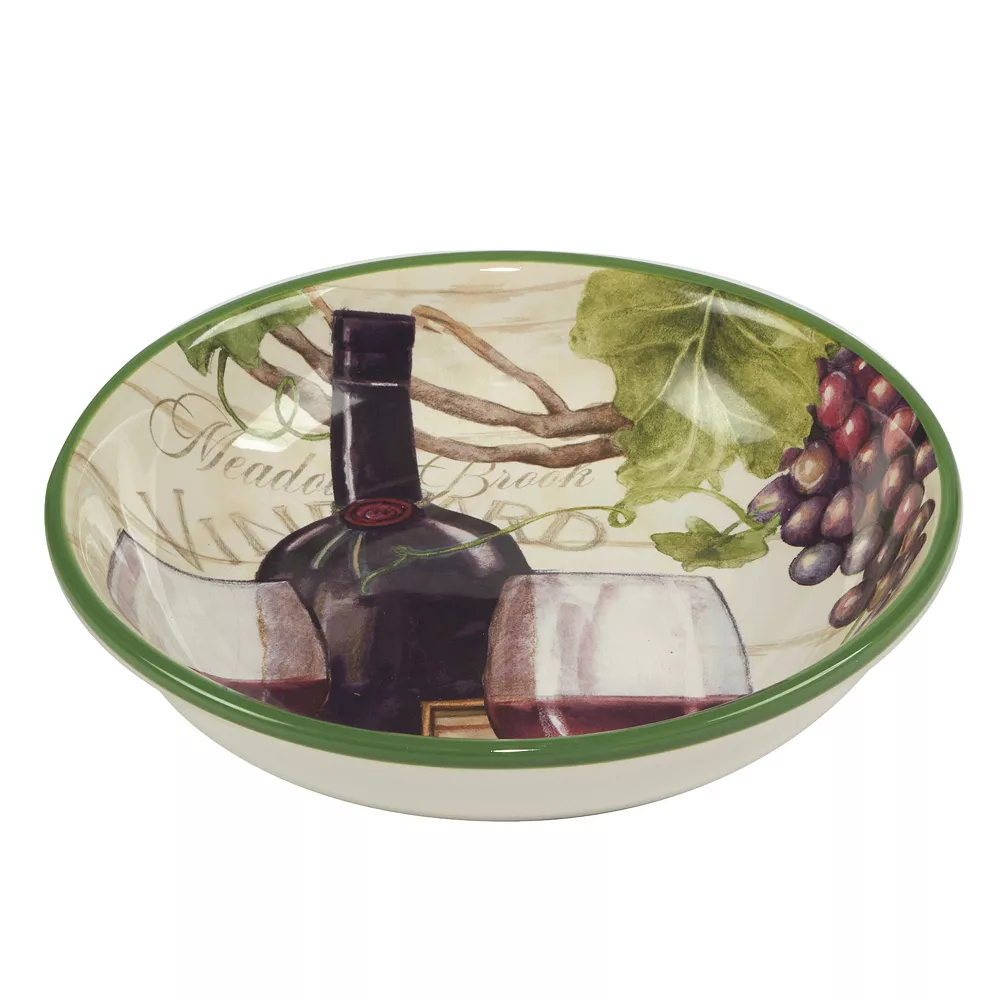 Certified International Meadow Brook Vineyard 4-pc. Soup / Pasta Bowl Set 3 Certified International Meadow Brook Vineyard 4-pc. Soup / Pasta Bowl Set - Image 3