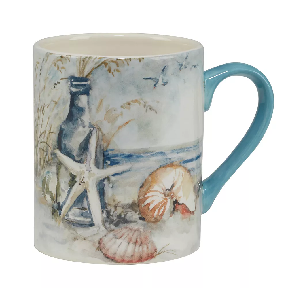 Certified International Coastal Landscape 4-pc. Mug Set 3 Certified International Coastal Landscape 4-pc. Mug Set - Image 3