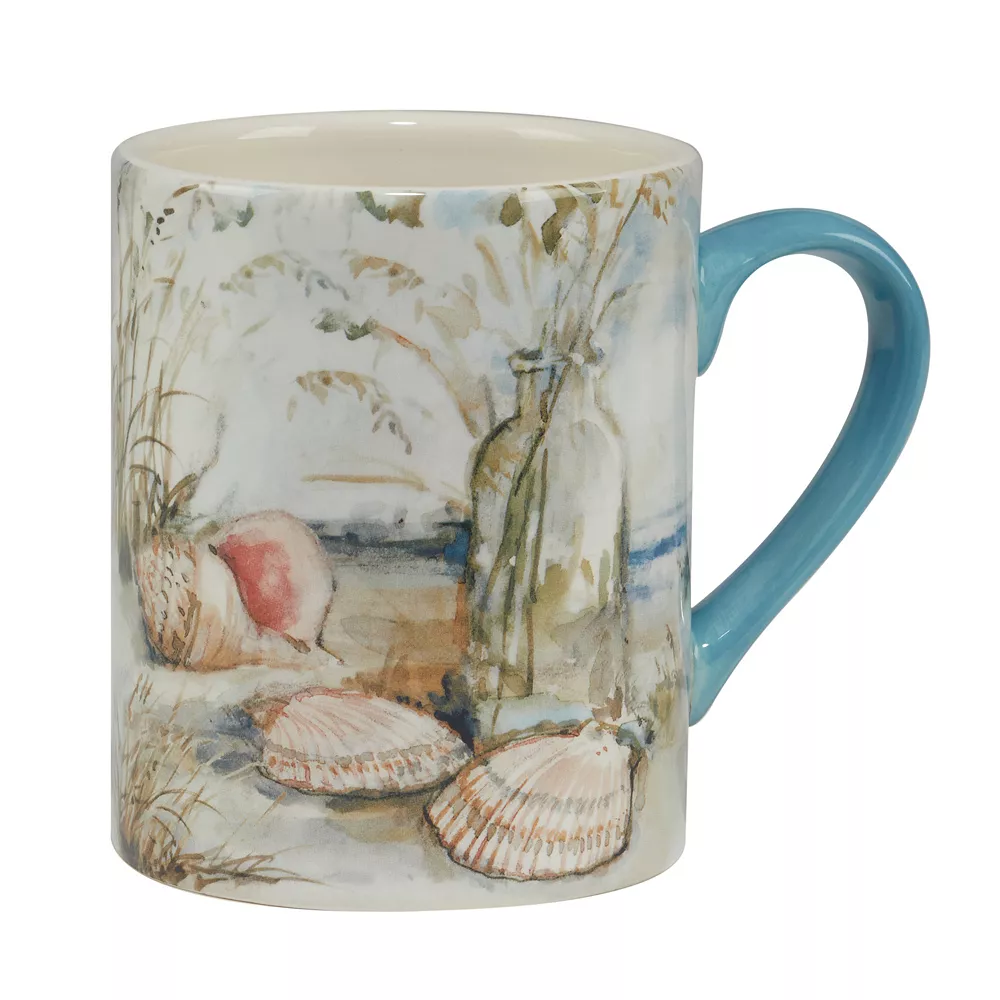 Certified International Coastal Landscape 4-pc. Mug Set 4 Certified International Coastal Landscape 4-pc. Mug Set - Image 4