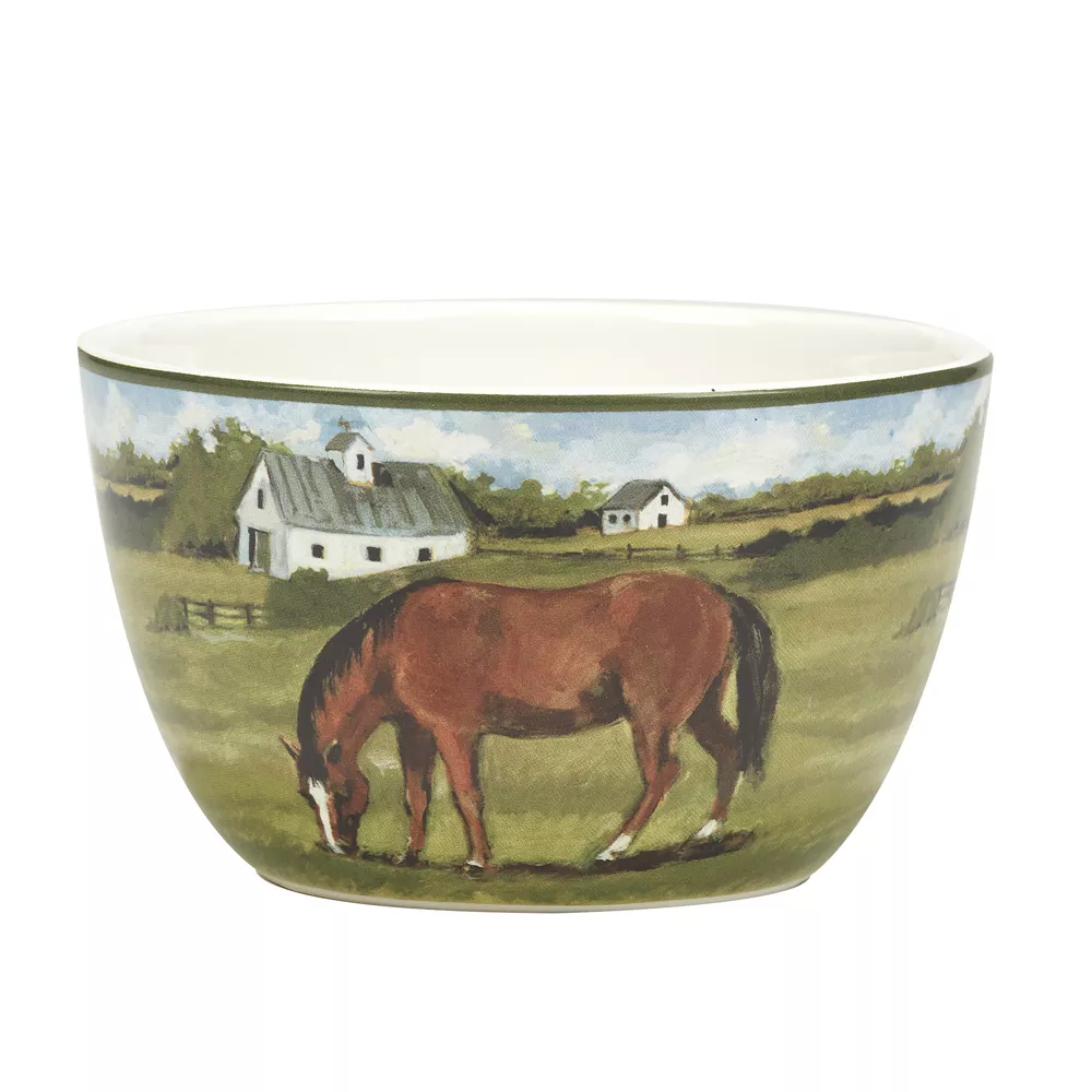 Certified International York Stables 4-pc. Ice Cream Bowl Set 2 Certified International York Stables 4-pc. Ice Cream Bowl Set - Image 2
