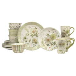Certified International Green Fields 16-pc. Dinnerware Set