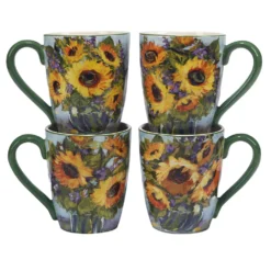Certified International Sunflower Bouquet 16-pc. Dinnerware Set -tableware 6177804 ALT3