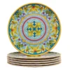 Certified International Palermo 6-pc. Melamine Dinner Plate Set