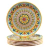 Certified International Palermo 6-pc. Melamine Salad Plate Set