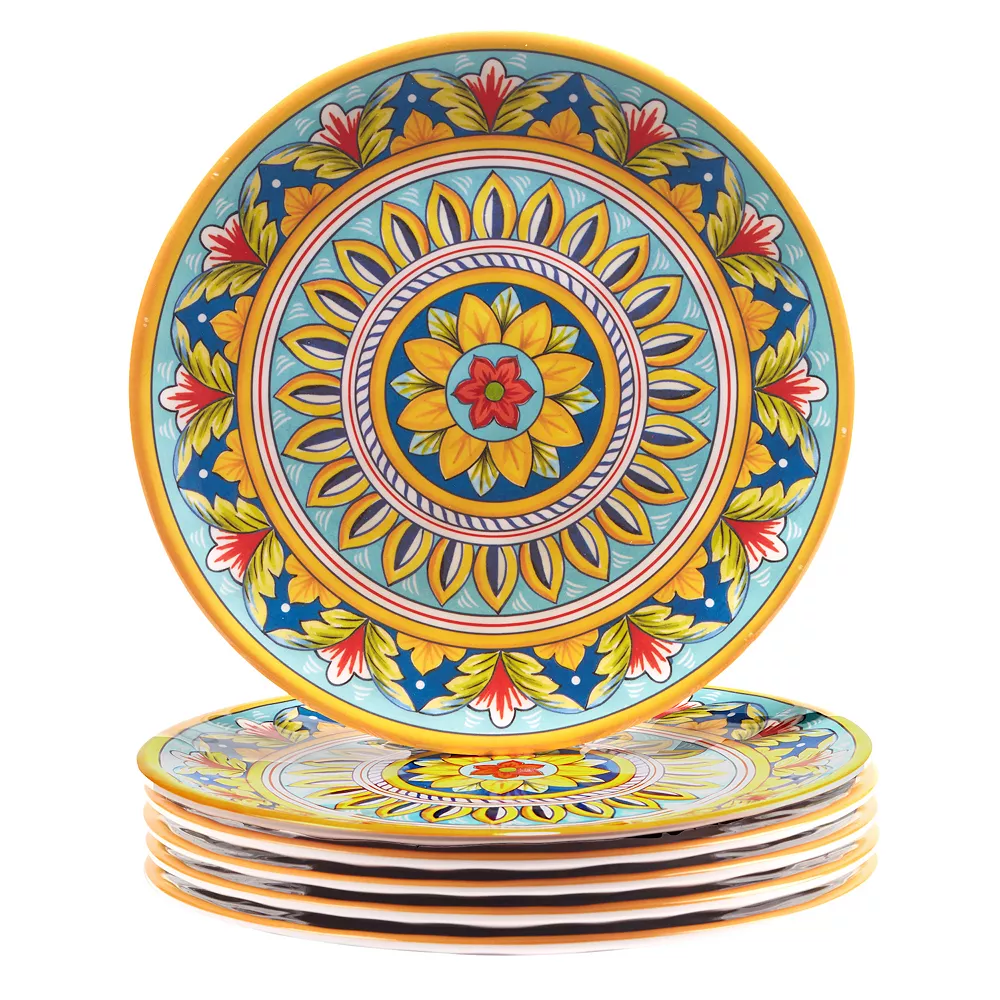 Certified International Palermo 6-pc. Melamine Salad Plate Set 1 Certified International Palermo 6-pc. Melamine Salad Plate Set