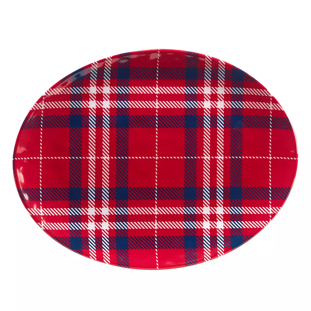 Certified International Patriotic 2-pc. Melamine Platter Set 2 Certified International Patriotic 2-pc. Melamine Platter Set - Image 2