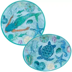Certified International Serene Seas 2-pc. Melamine Platter Set