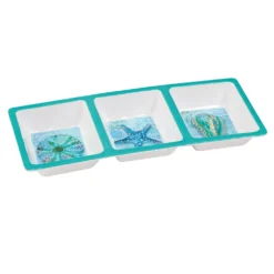 Certified International Serene Seas 3-pc. Melamine Hostess Set -tableware 6203556 ALT2